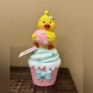 Easter Chick Cupcake decor - Yellow & Pink